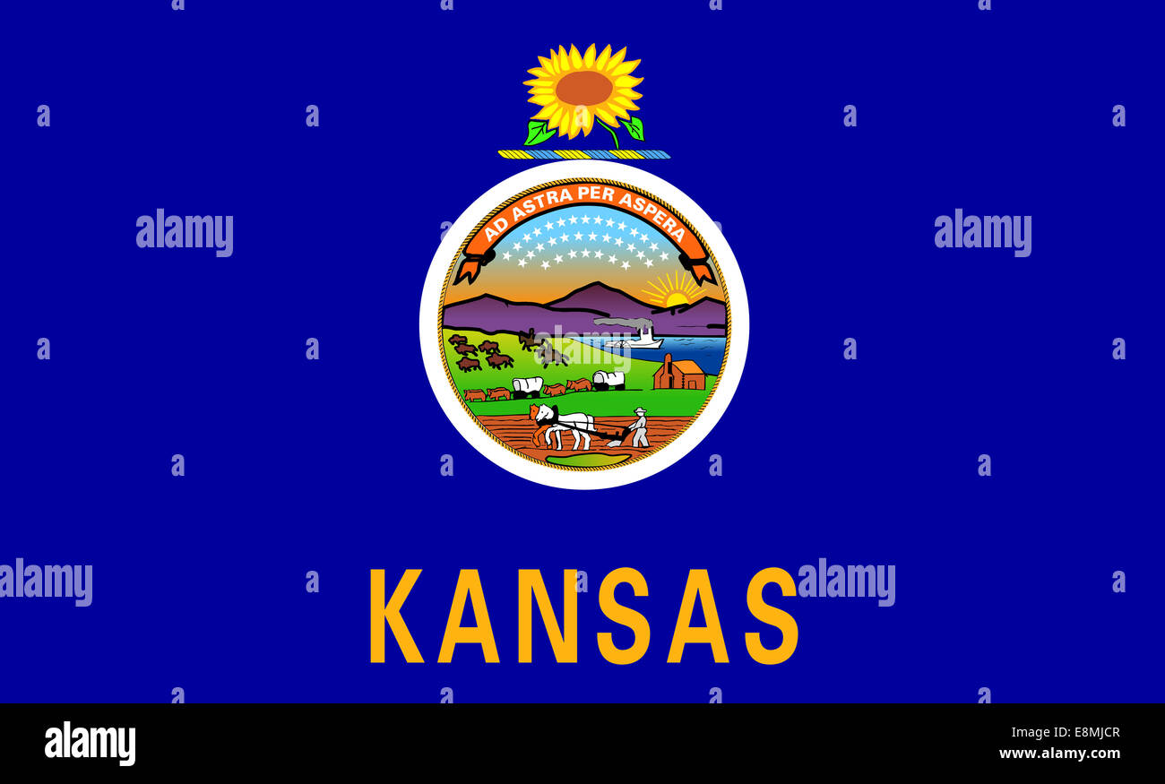 Kansas State Flag Stock Photos & Kansas State Flag Stock Images Alamy
