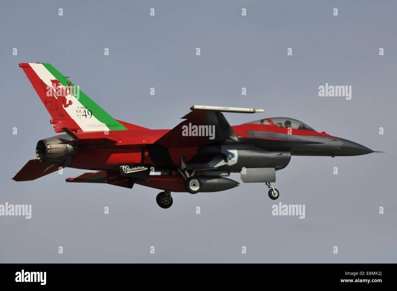 An Italian Air Force F-16 Air Defense Fighter (ADF) prepares for ...