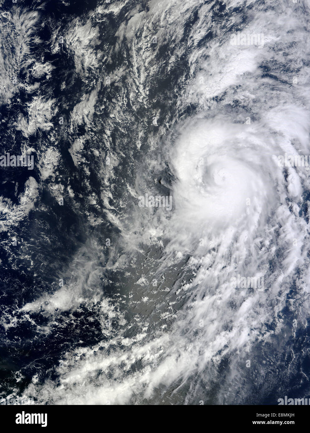 September 11, 2013 - Hurricane Humberto off West Africa. Stock Photo