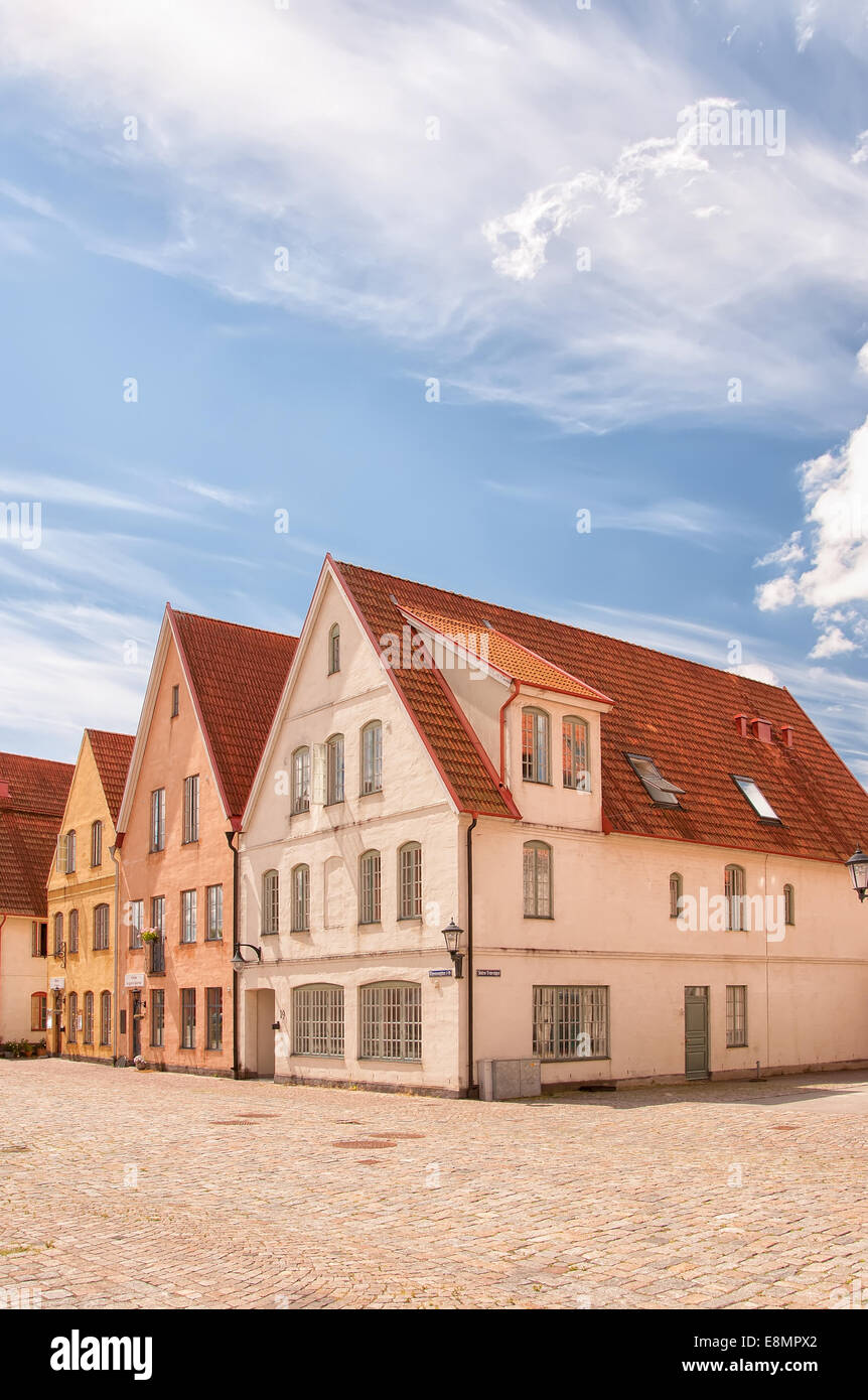 Jakriborg is a new classical housing project built in the municipality of Staffanstorp in the Skane region of southern Sweden. Stock Photo