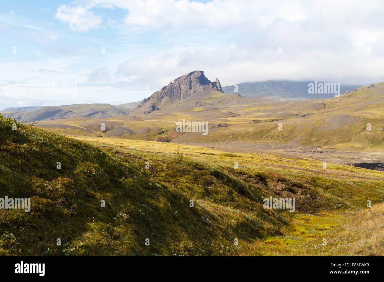 Einhyrningur mountain in  southern iceland Stock Photo