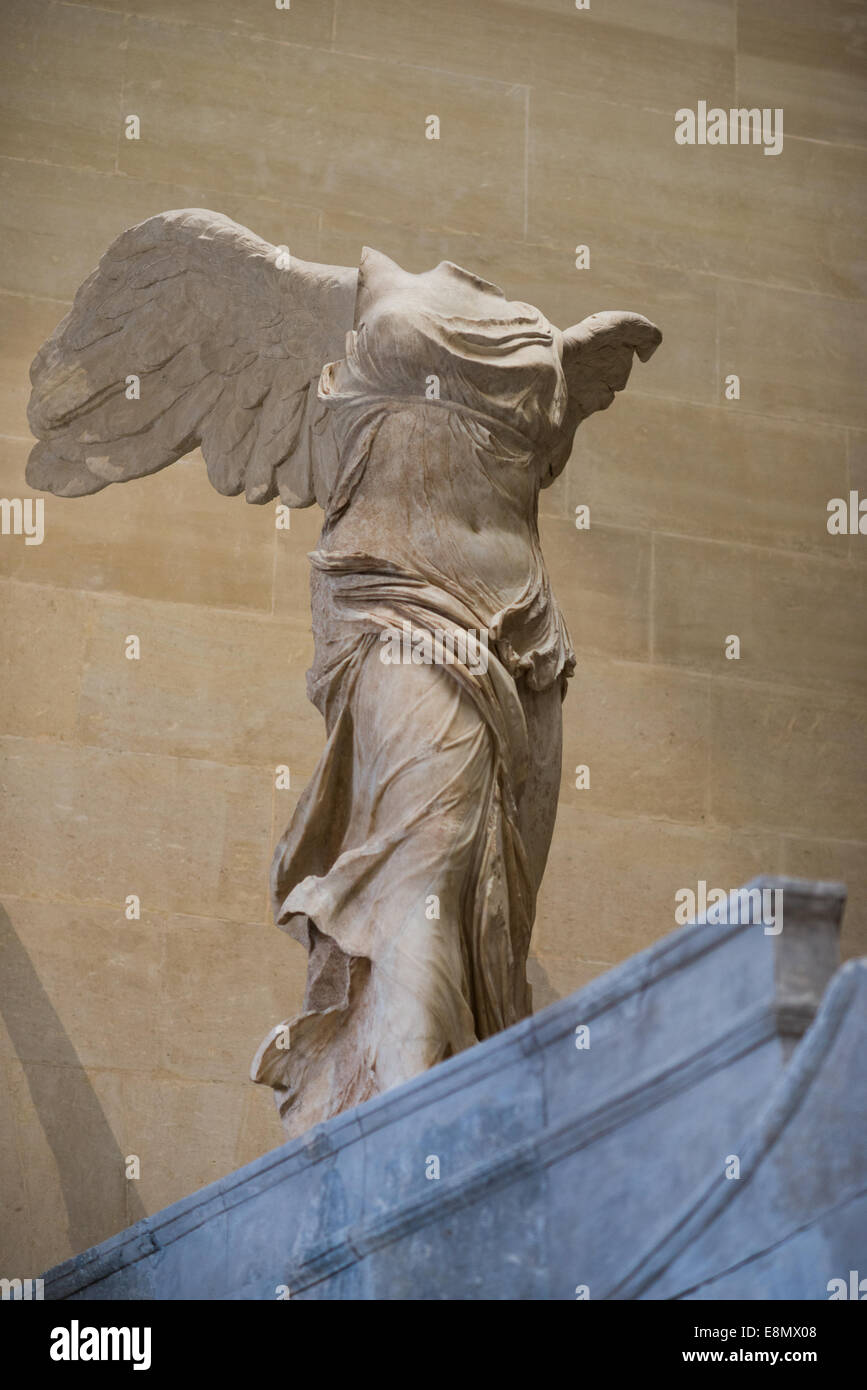 Winged Victory of Samothrace, Nike, Louvre museum, Paris, France Stock  Photo - Alamy
