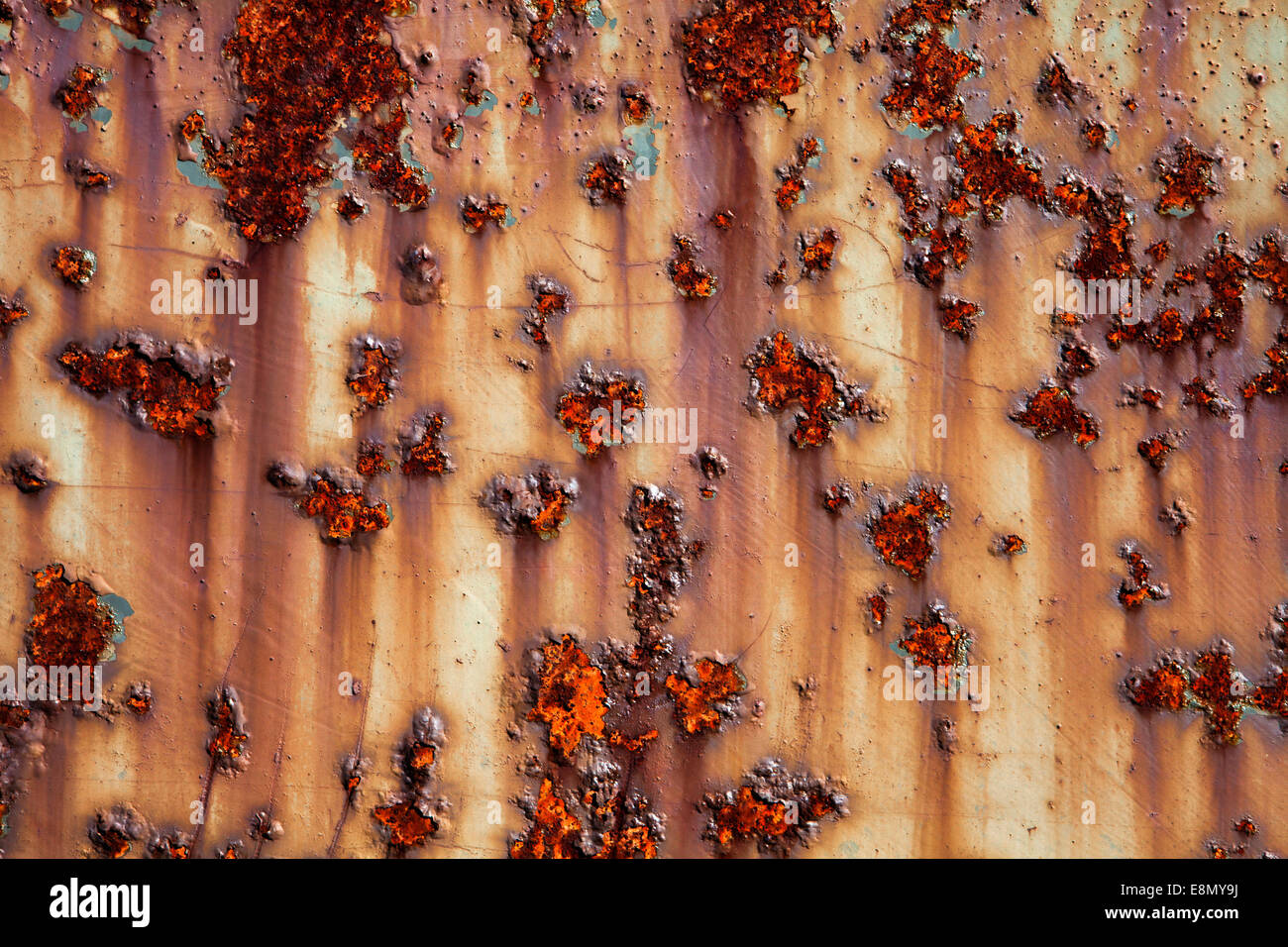 Rusty iron parts Stock Photo
