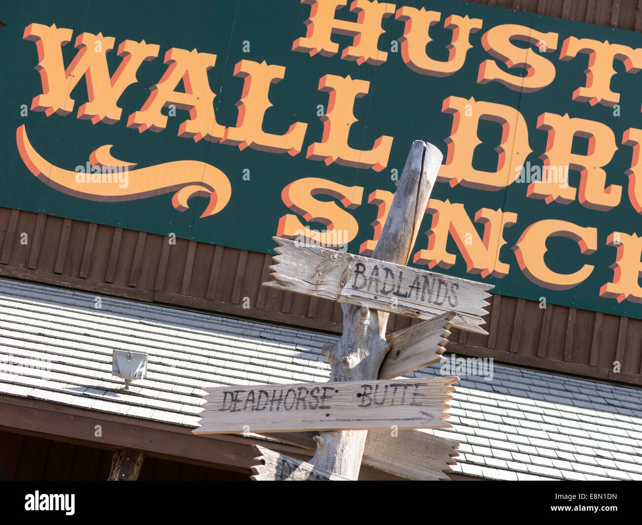 Wall Drug Backyard, South Dakota, USA Stock Photo Alamy