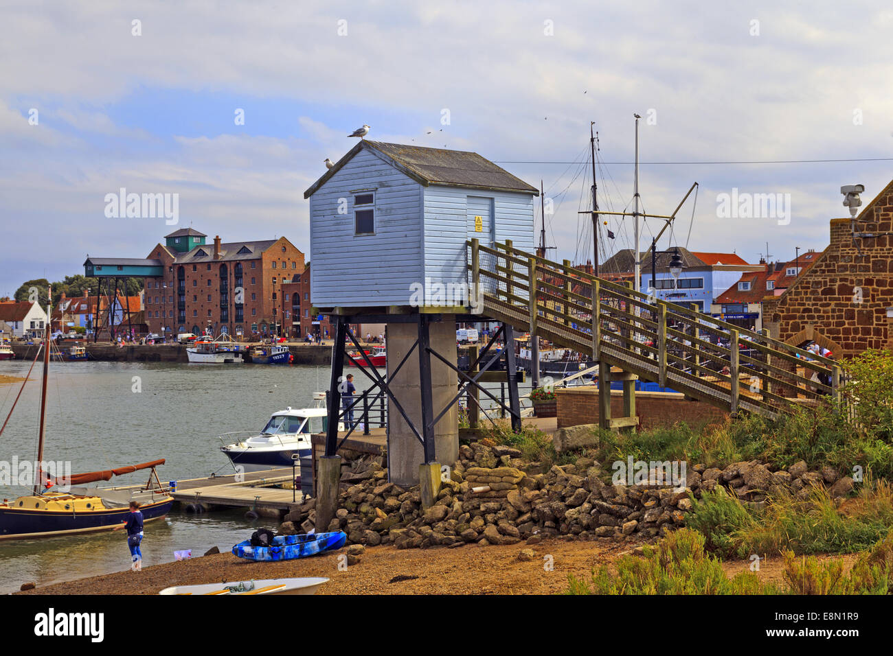 Wells Tide Recorder Station And Harbour Quay Wells next the Sea 