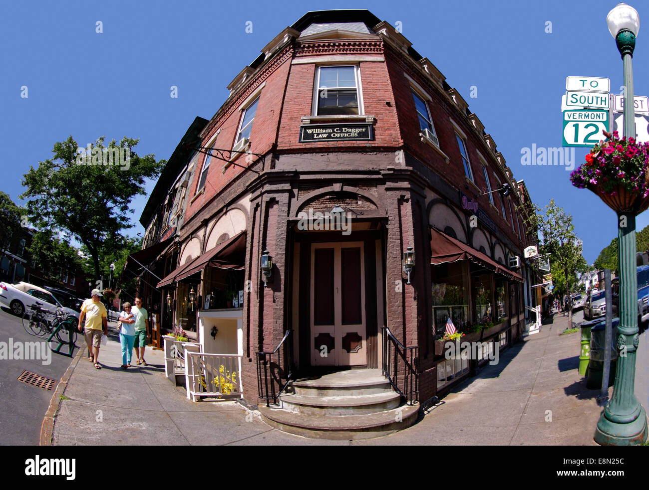 Woodstock Vermont Stock Photo