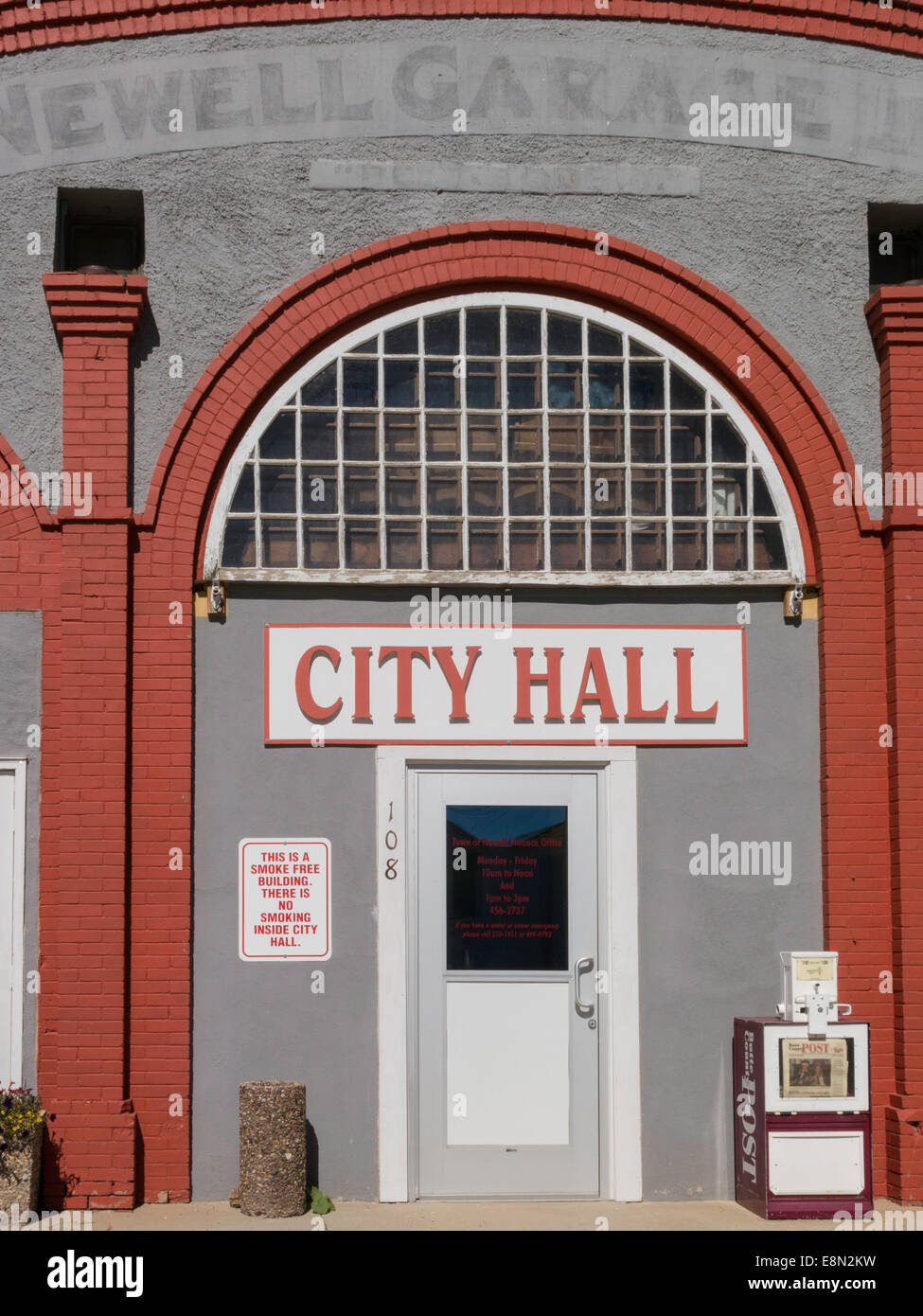City Hall in Newell, South Dakota, USA Stock Photo Alamy