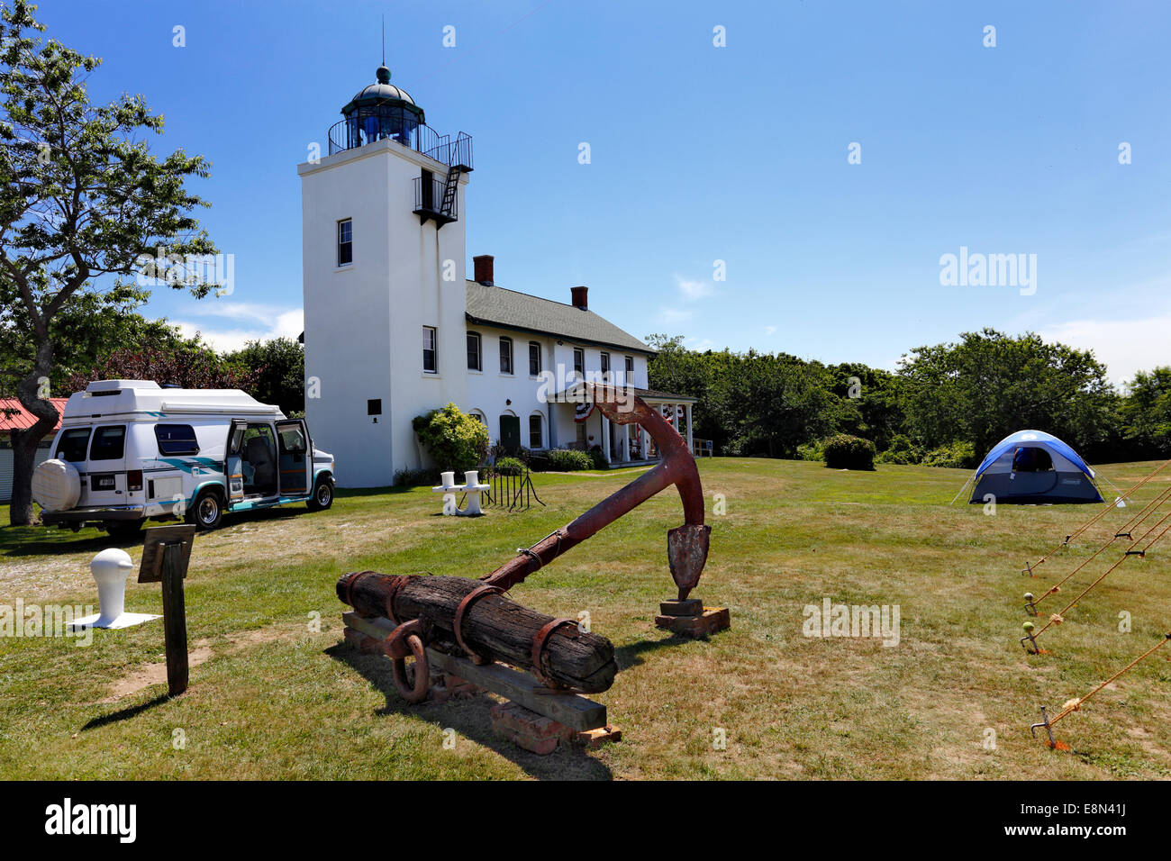 Horton Point Lighthouse Southold Long Island New York Stock Photo Alamy