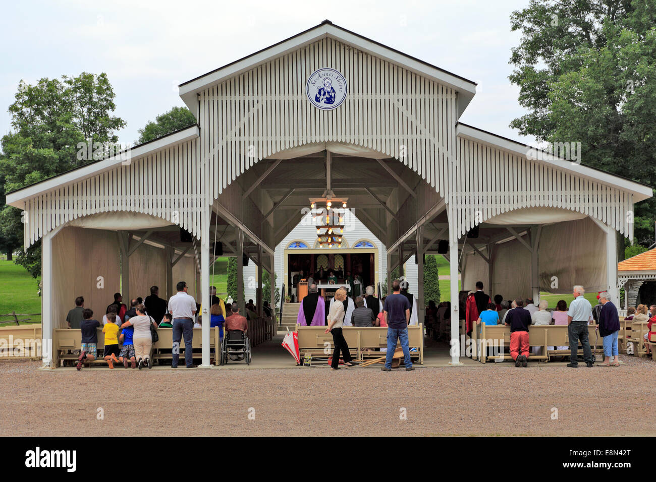 St. Anne's Shrine Alburgh Vermont Stock Photo Alamy