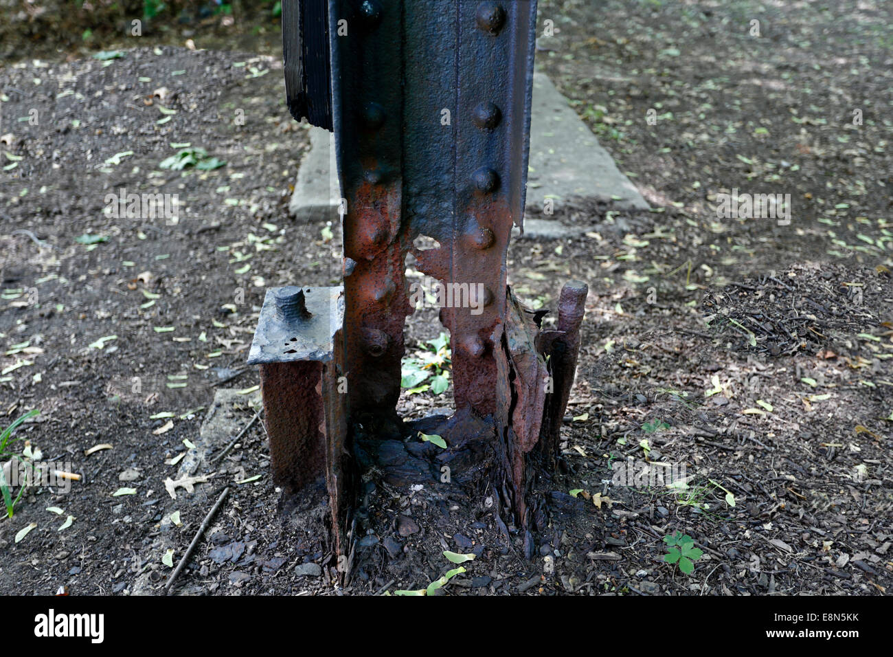 Rusted support beam Stock Photo Alamy