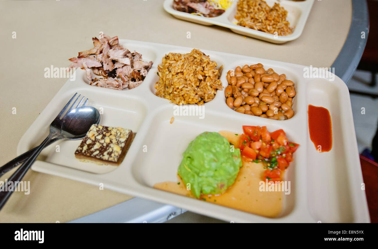 Cafeteria food Stock Photo