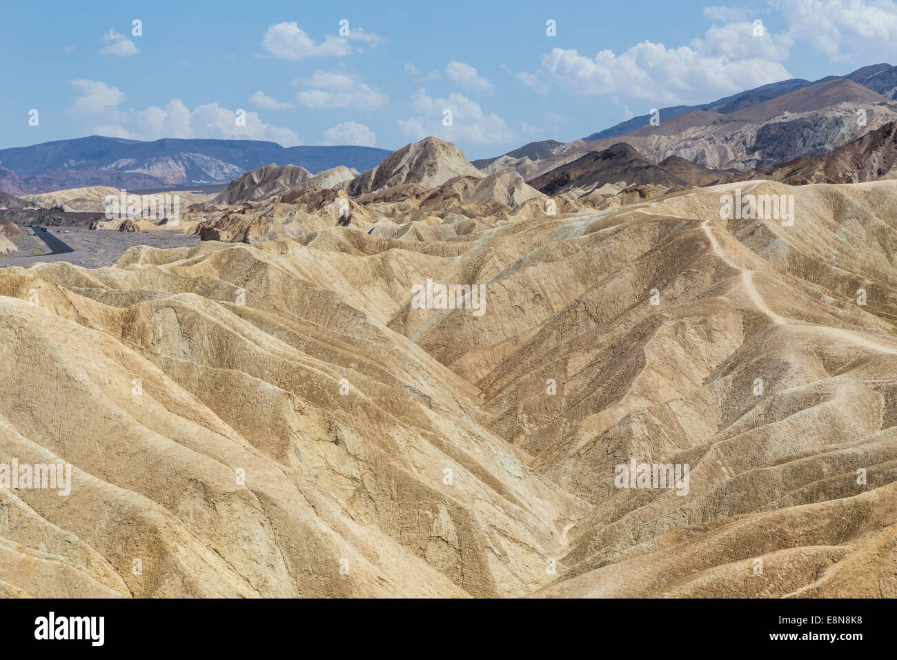 Badlands from the Zabriskie Poins, Death Valley National Park ...