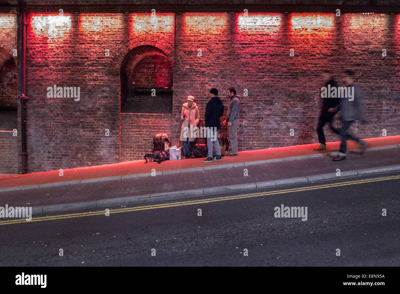 Late at night in Trafalgar Street, Brighton Stock Photo Alamy