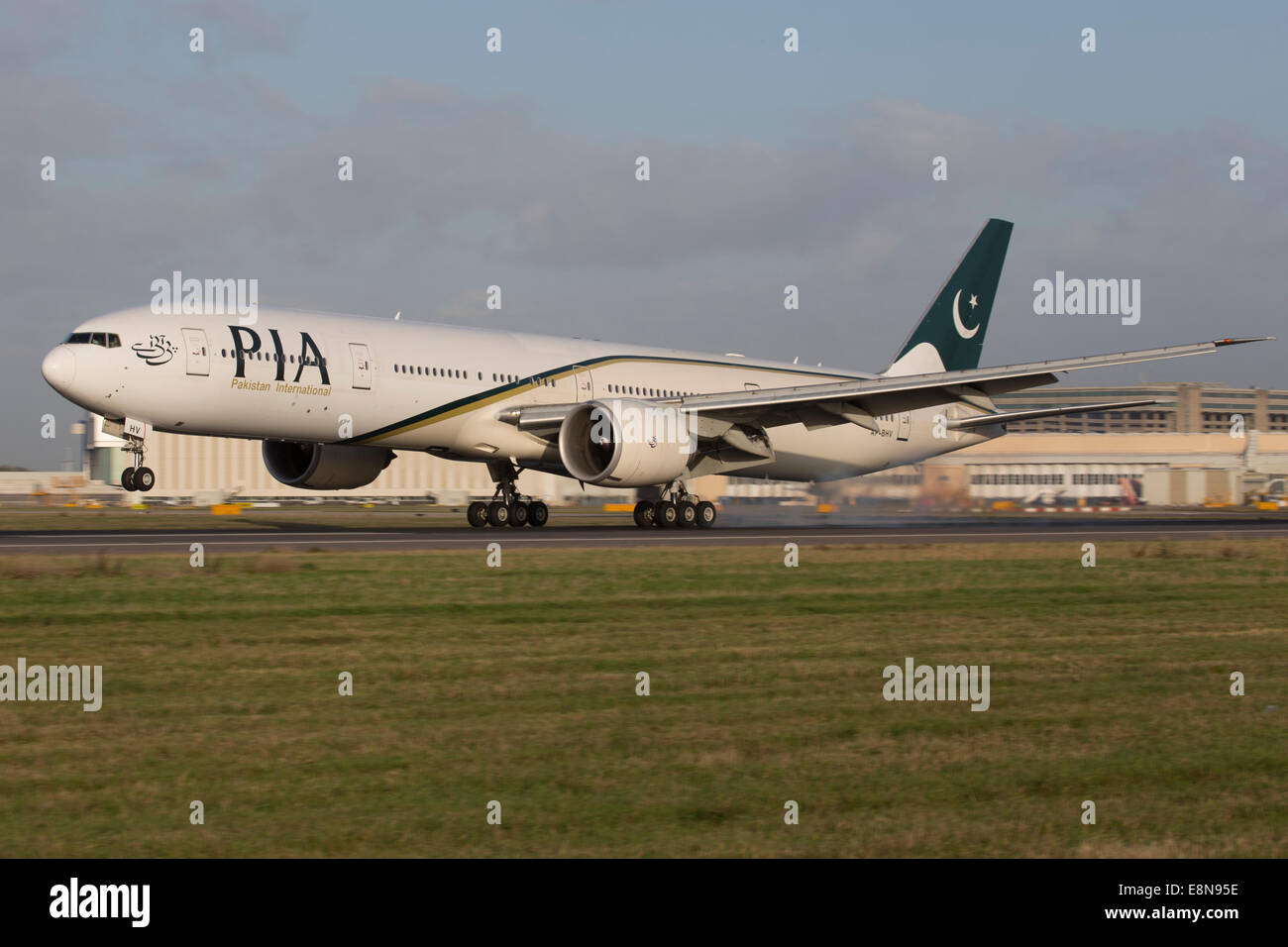 PIA - Pakistan International Airlines Boeing 777 Stock Photo