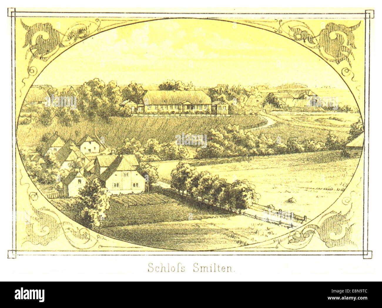 Smilten(1872)pg087 Das Schloss Stock Photo