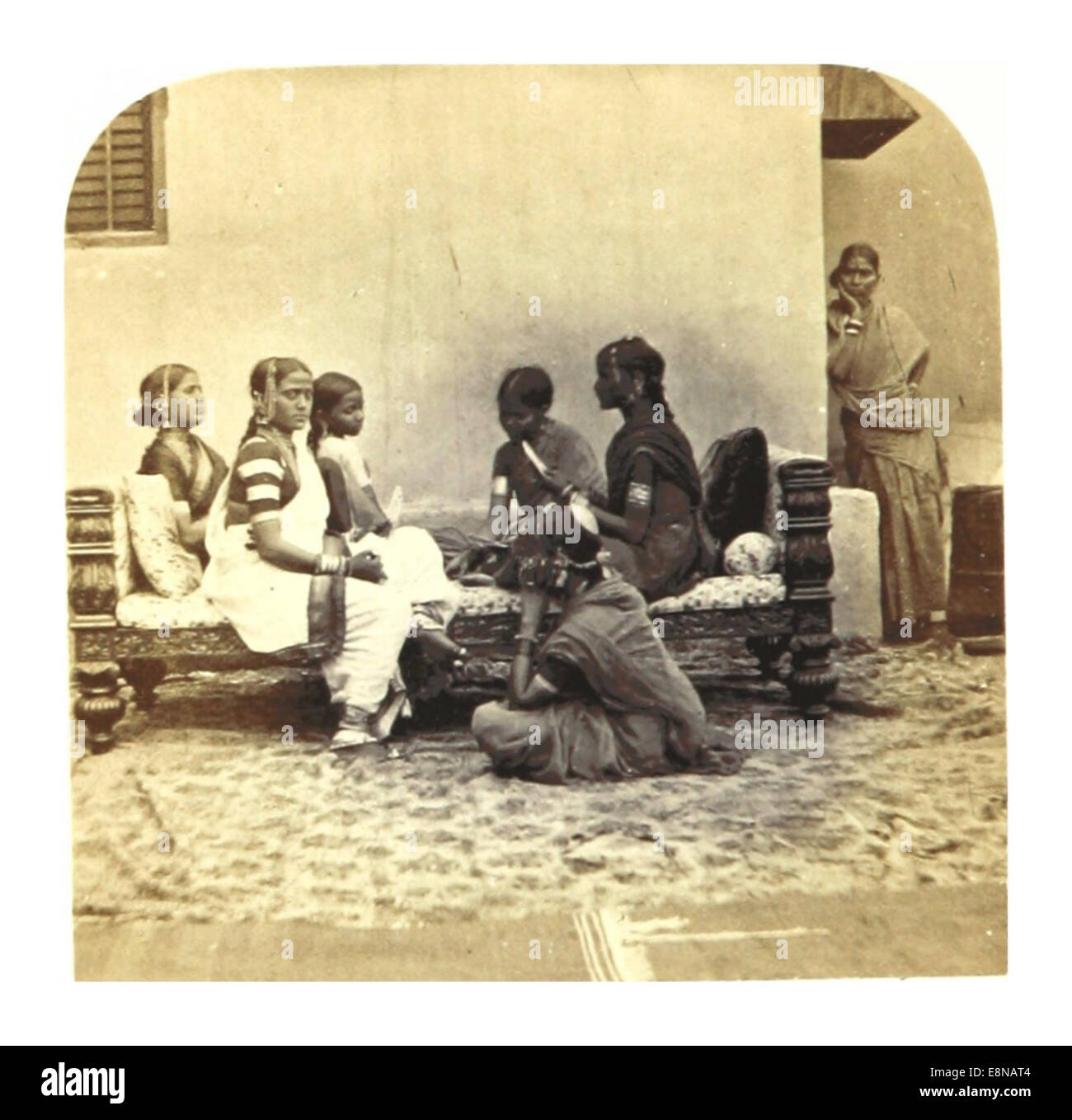 WELD 1862 in India pg294 (069 Hindoo Dancing-Girls) Stock Photo