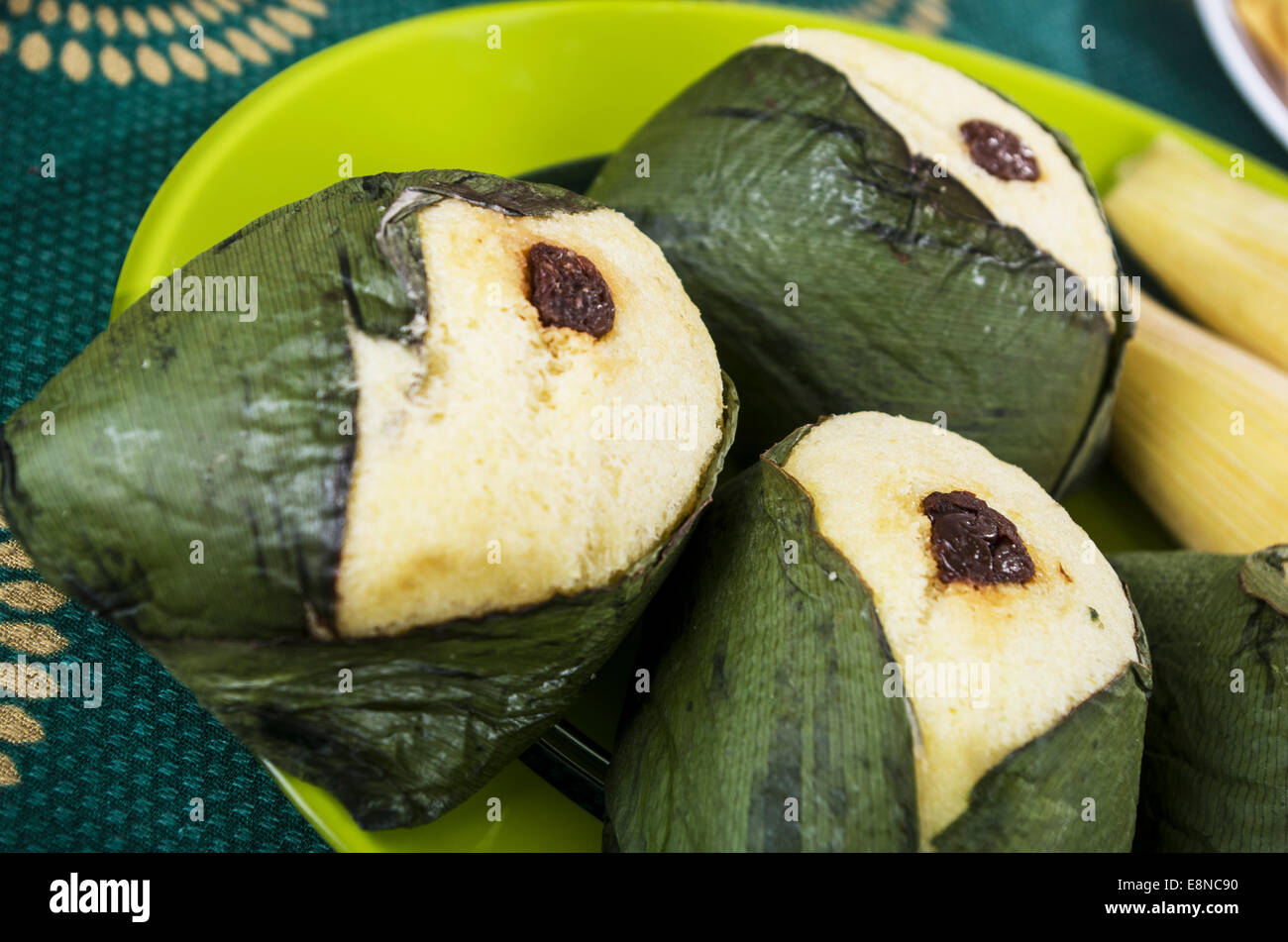 quimbolitos ecuadorian traditional dessert Stock Photo