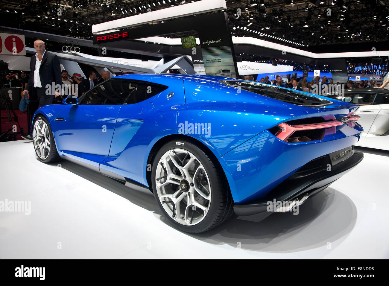 Lamborghini Asterion Paris Motor Show Mondial de l'Automobile 2014 Stock Photo