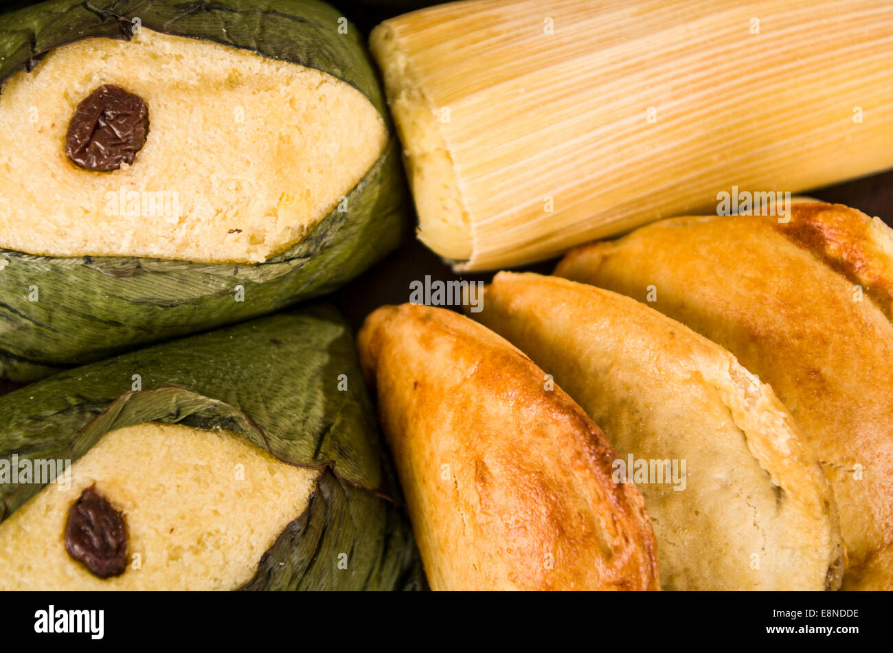 quimbolitos ecuadorian traditional dessert Stock Photo