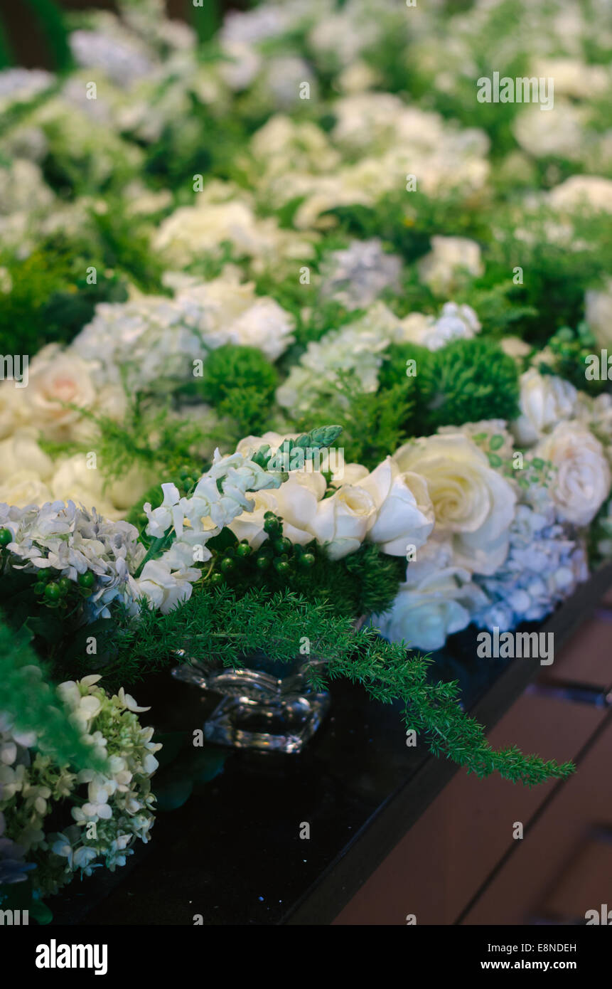 Decorations Of A Catholic Baptism Party Stock Photo 74230313 Alamy