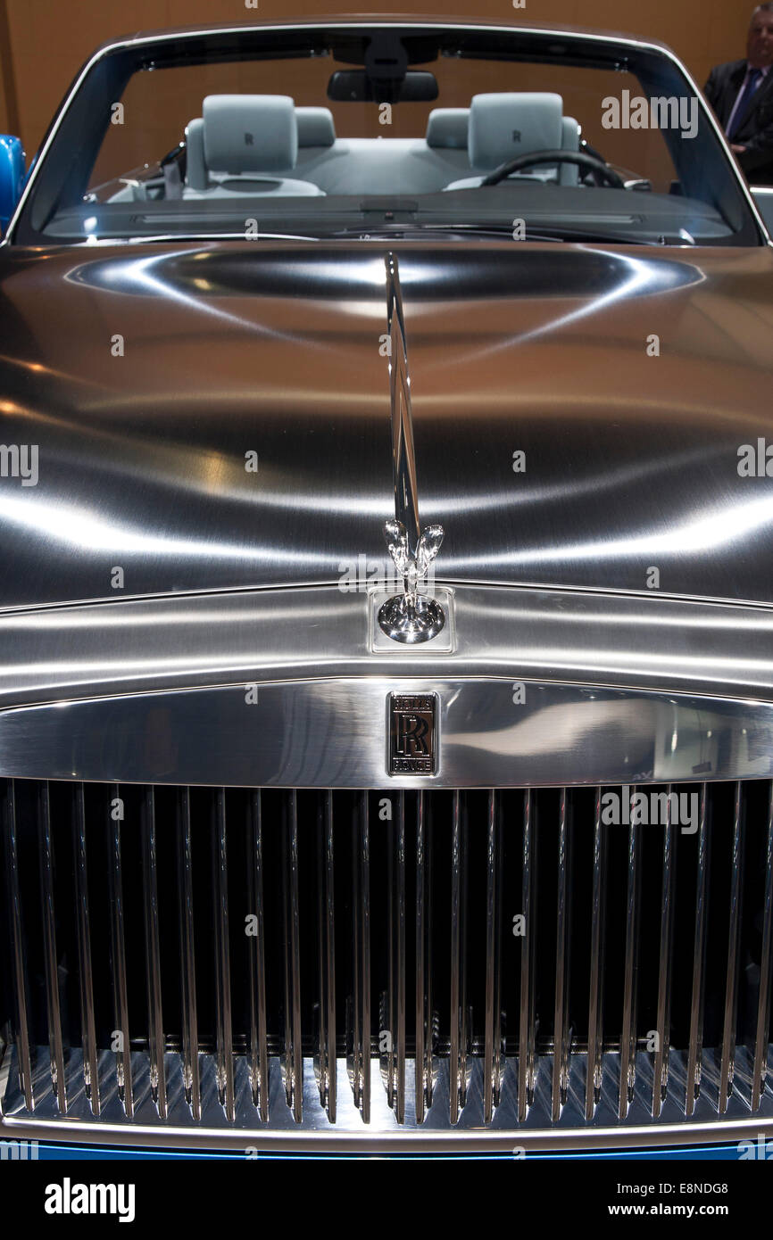 Rolls-Royce Phantom Drophead Coupe Waterspeed Collection Paris Motor Show Mondial de l'Automobile 2014 Stock Photo