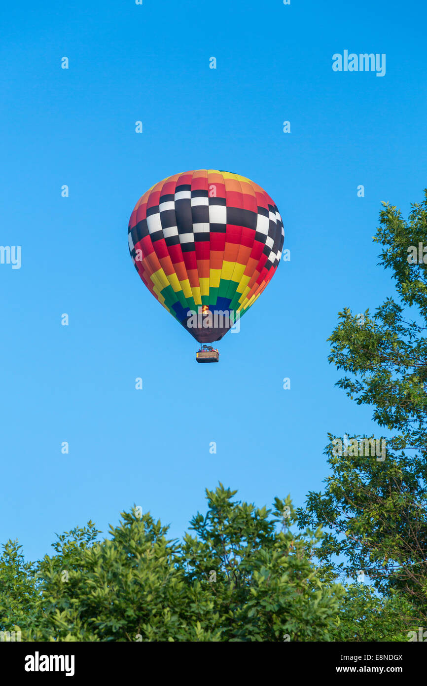 Hot air balloons at the 2014 National Balloon Classic in Indianola