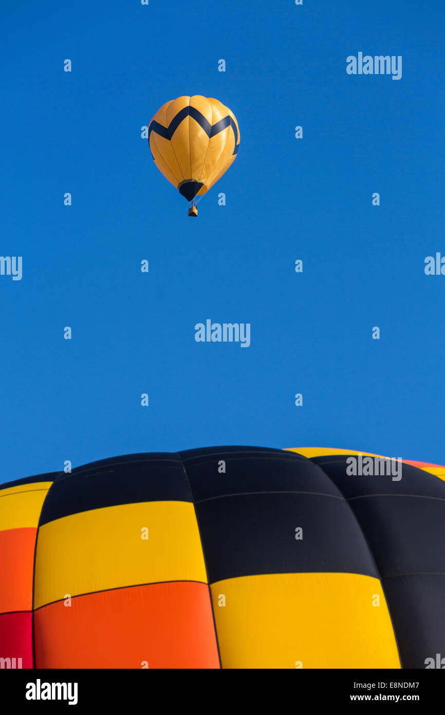 Hot air balloons at the 2014 National Balloon Classic in Indianola ...