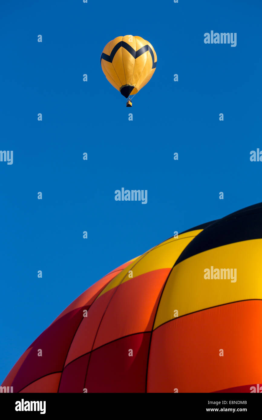 Hot air balloons at the 2014 National Balloon Classic in Indianola