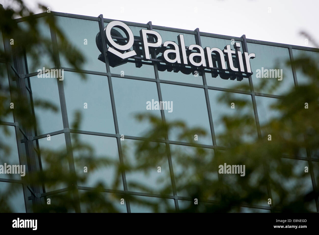 An office building occupied by the technology firm Palantir in McLean