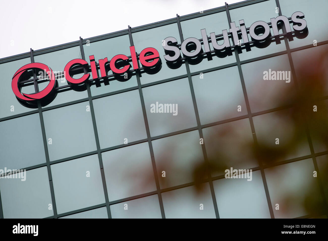 The headquarters of Circle Solutions in McLean, Virginia on October 11, 2014. Stock Photo
