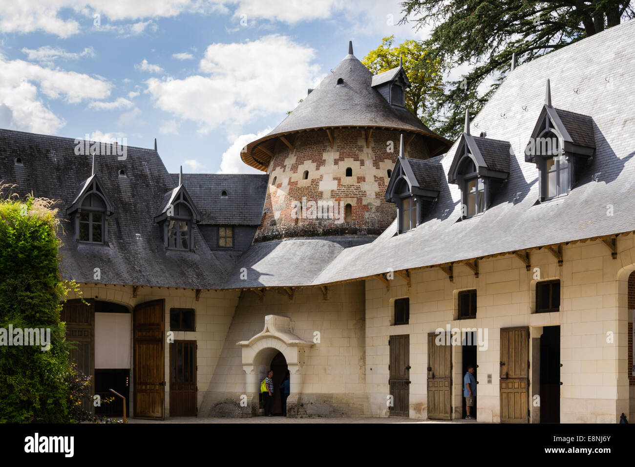 Stable in the castle of Chaumont sur Loire - France Stock Photo