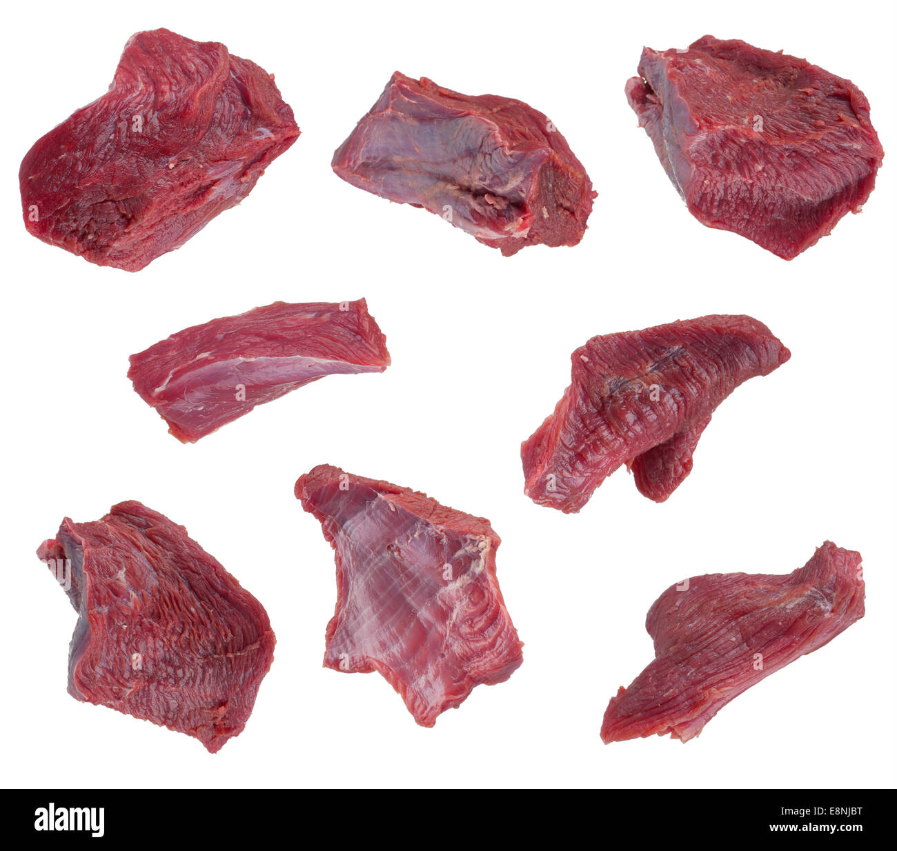 Set of fresh meat Stock Photo