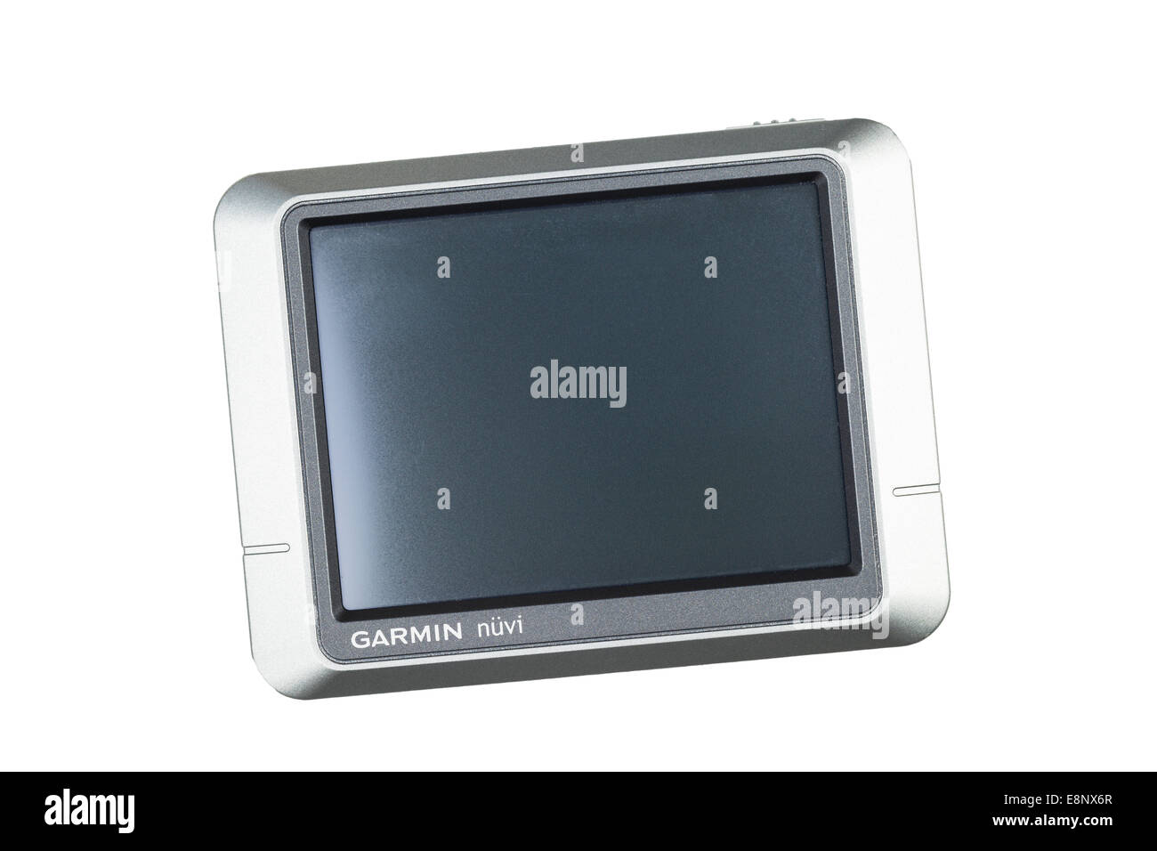 Garmin Nüvi blank display on a white background Stock Photo Alamy