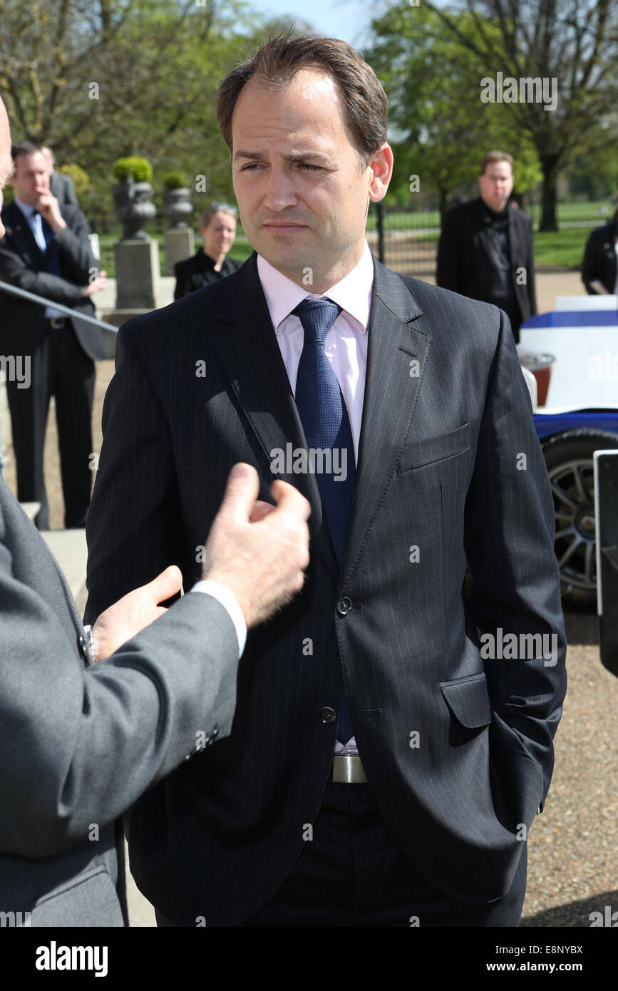 FIA World Endurance Championship – London Launch of the first round of the FIA WEC, the 6 Hours of Silverstone, in the presence of His Royal Highness Prince Michael and Her Royal Highness Princess Michael of Kent.  Featuring: Ben Collins Where: London, United Kingdom When: 09 Apr 2014 Stock Photo