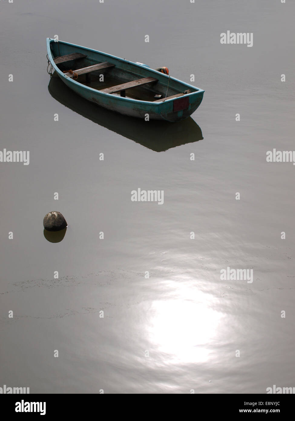 Old wooden rowing boat on hi-res stock photography and images - Alamy