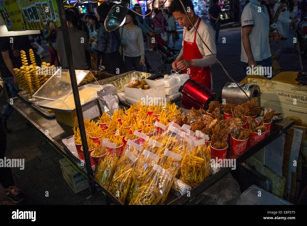 Street Food Vendors, Seoul, South Korea Stock Photo - Alamy