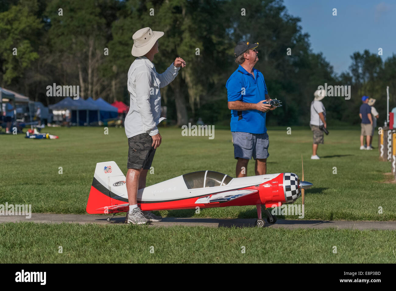 Remote Controlled Plane Flying Club Stock Photo Alamy