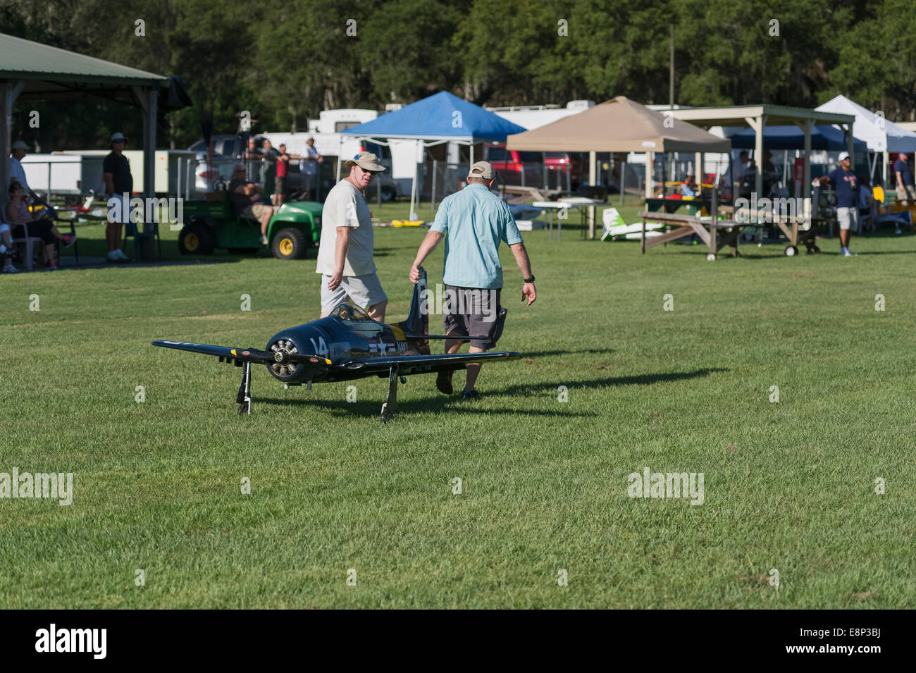 Remote Controlled Plane Flying Club Stock Photo Alamy