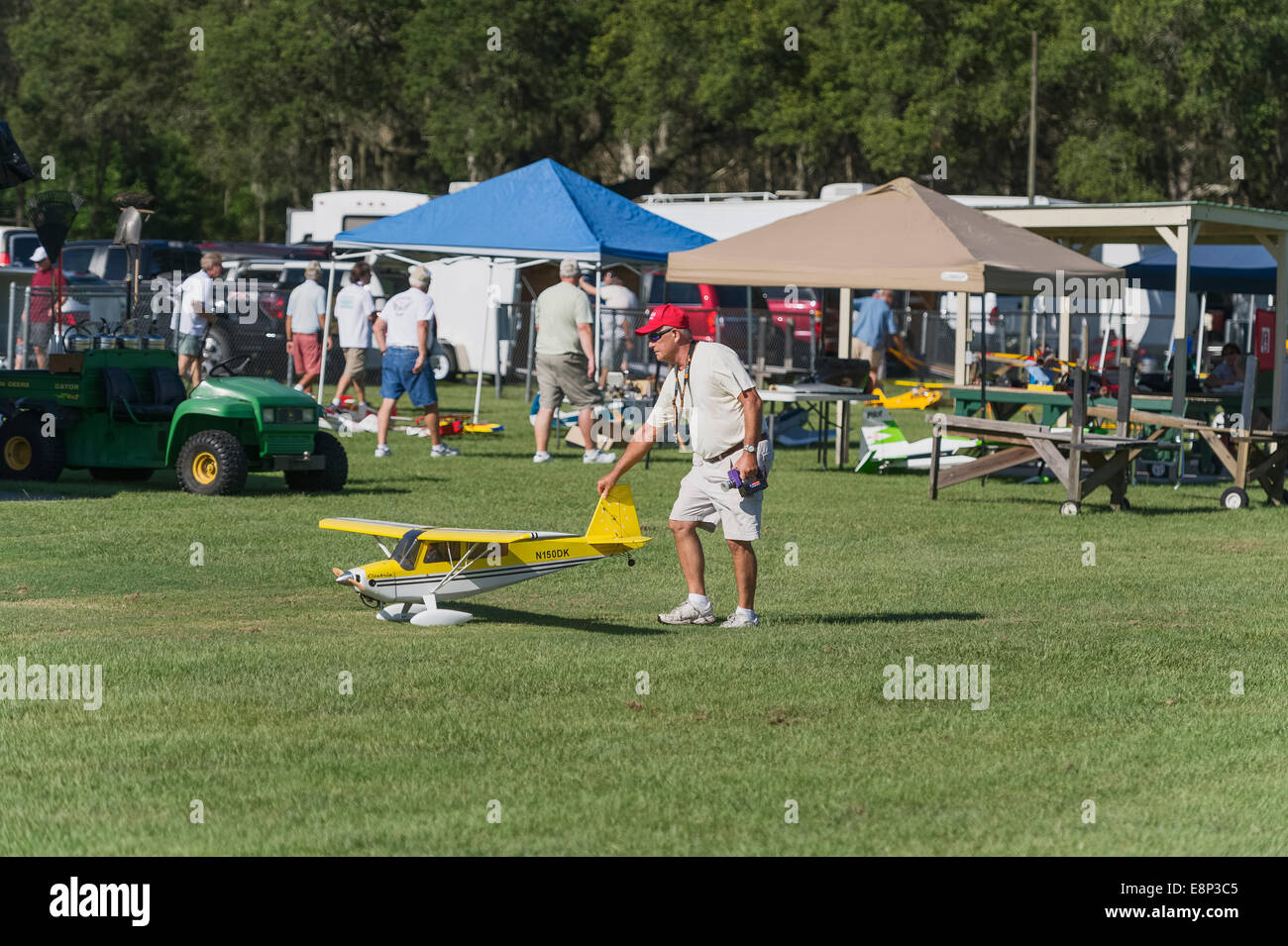 Remote Controlled Plane Flying Club Stock Photo Alamy