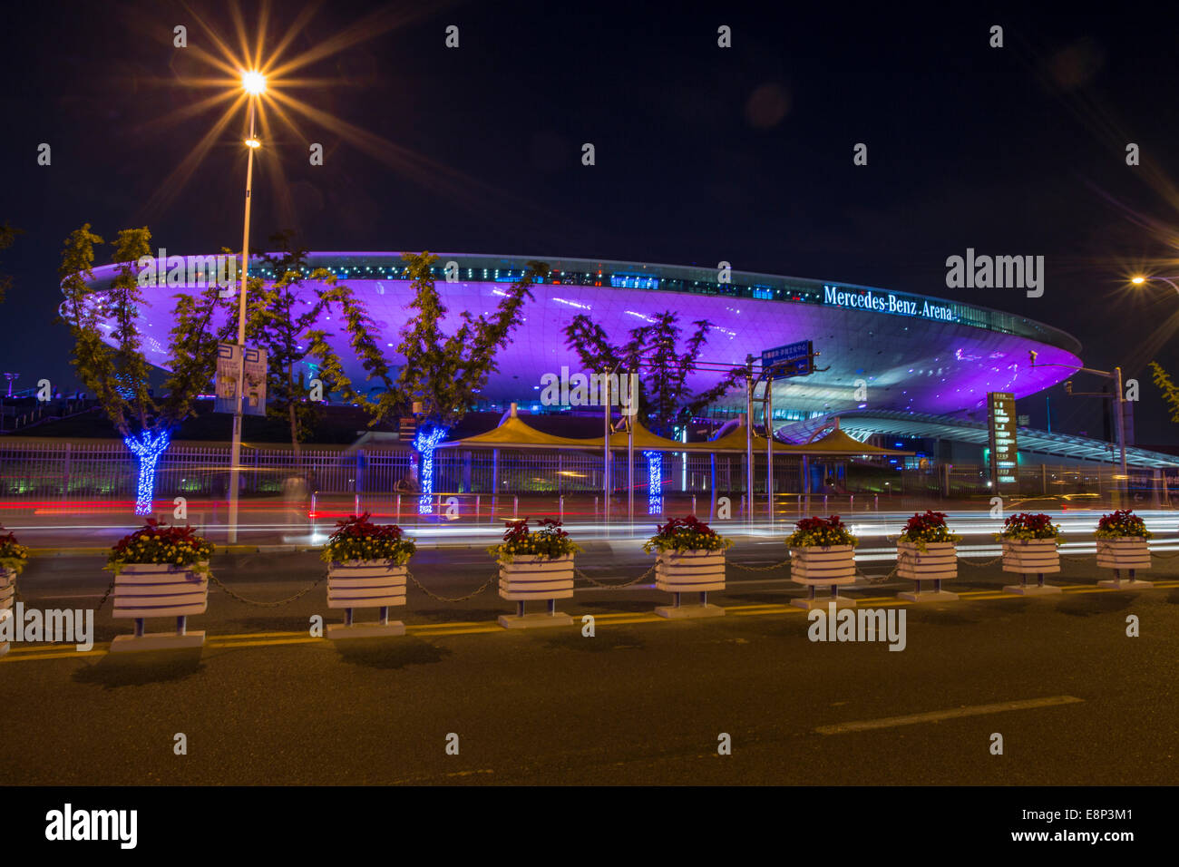 Mercedes Benz Arena, Shanghai, China Stock Photo - Alamy