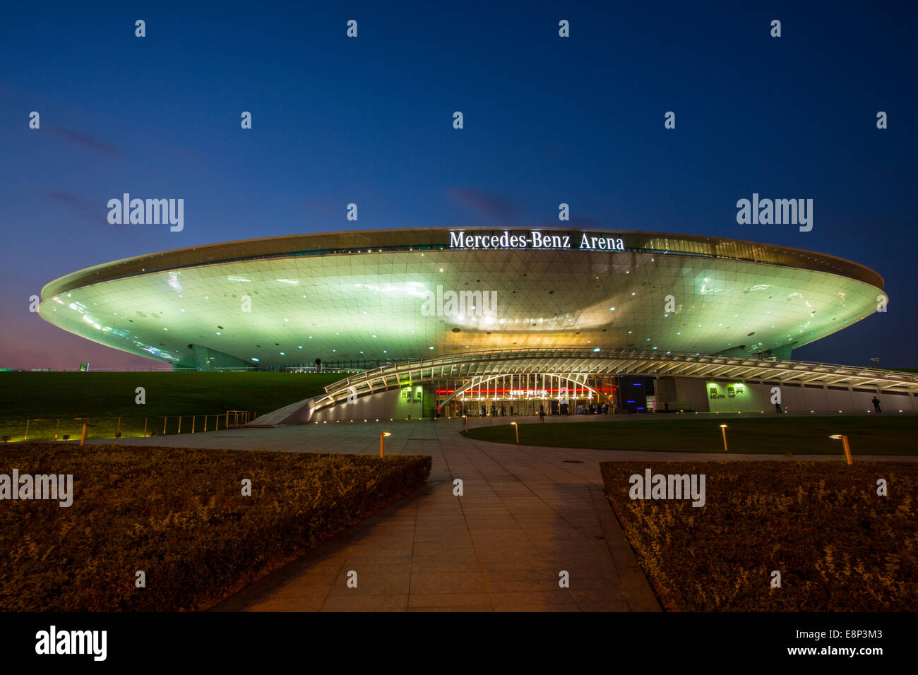 Mercedes Benz Arena, Shanghai, China Stock Photo - Alamy