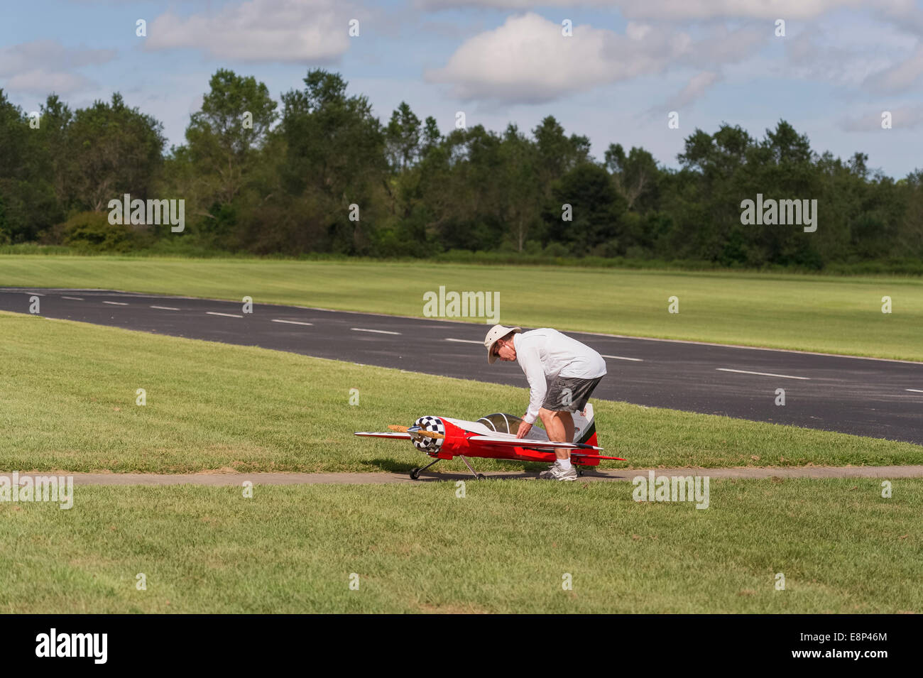 Remote Controlled Plane Flying Club Stock Photo Alamy