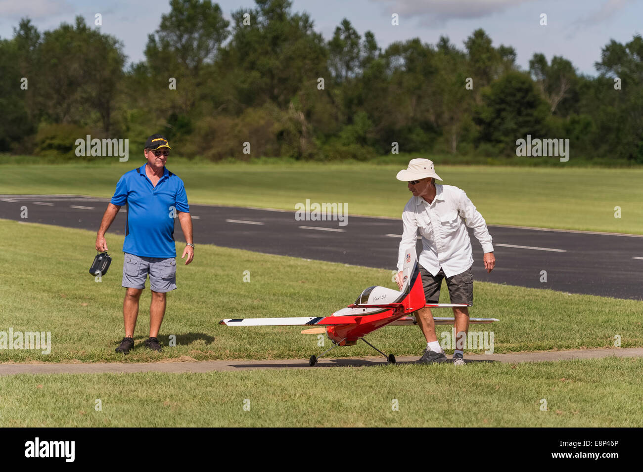 Remote Controlled Plane Flying Club Stock Photo Alamy