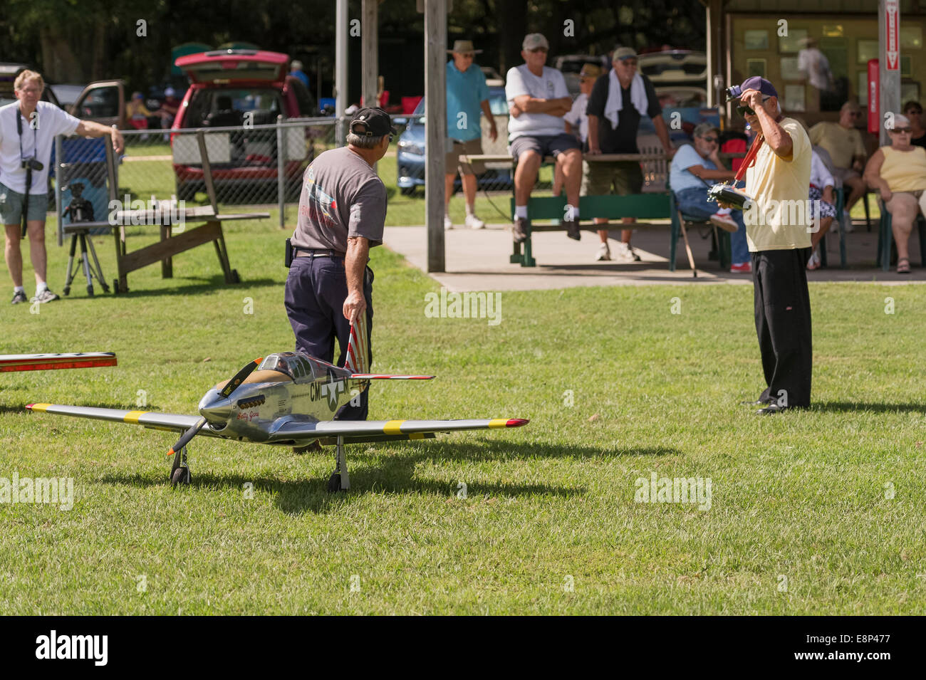 Remote Controlled Plane Flying Club Stock Photo Alamy