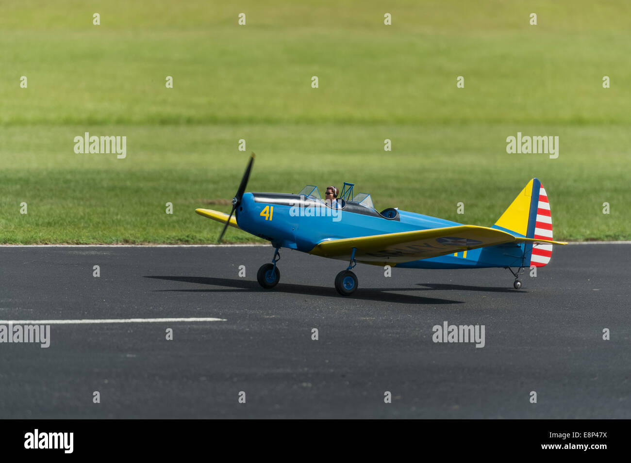 Remote Controlled Plane Flying Club Stock Photo Alamy