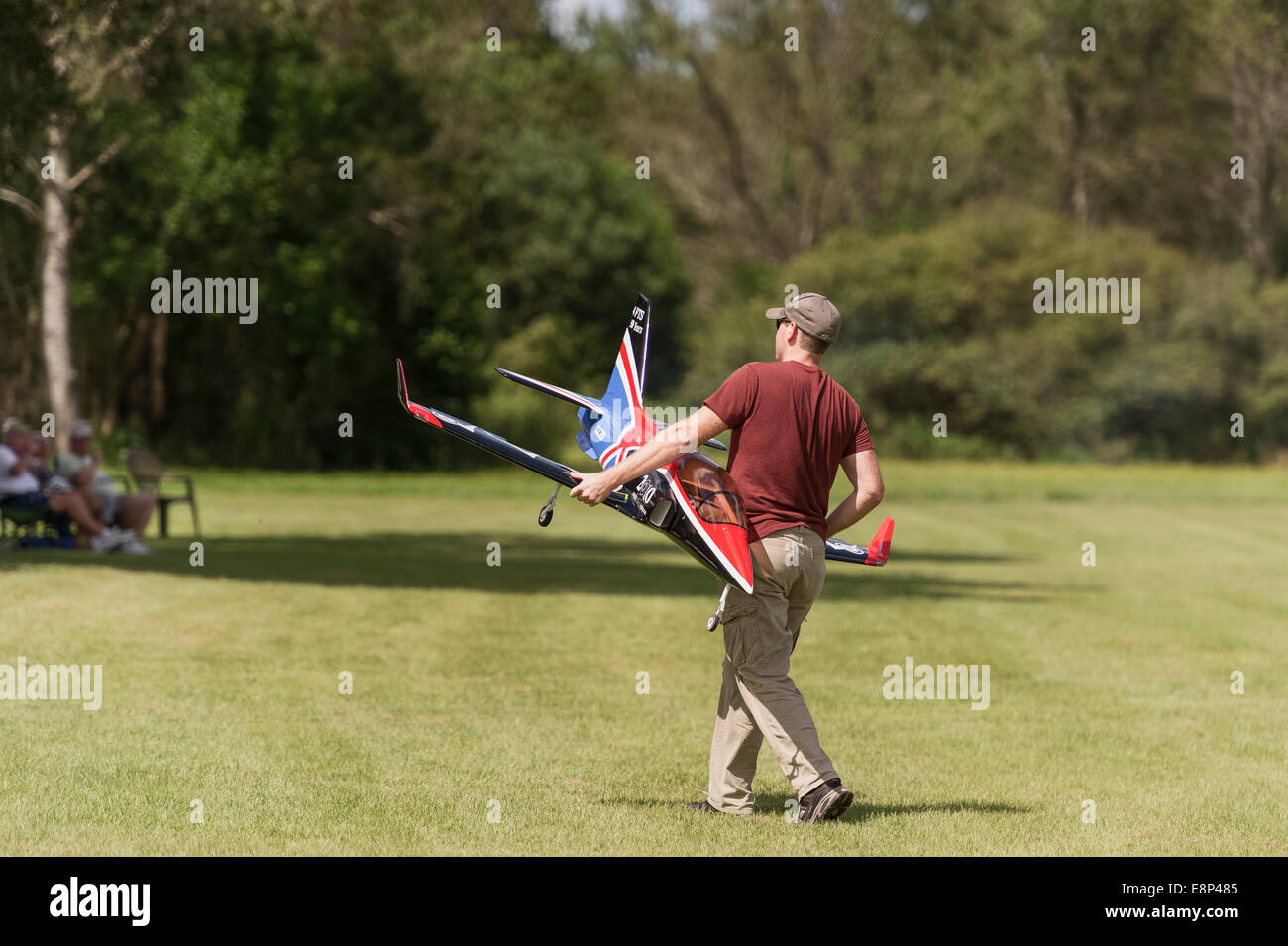 Remote Controlled Plane Flying Club Stock Photo Alamy
