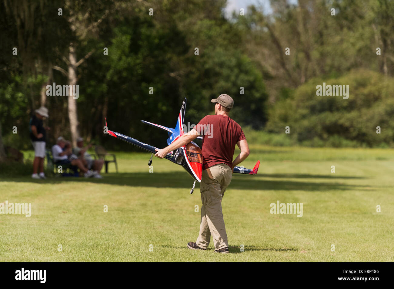 Remote Controlled Plane Flying Club Stock Photo Alamy