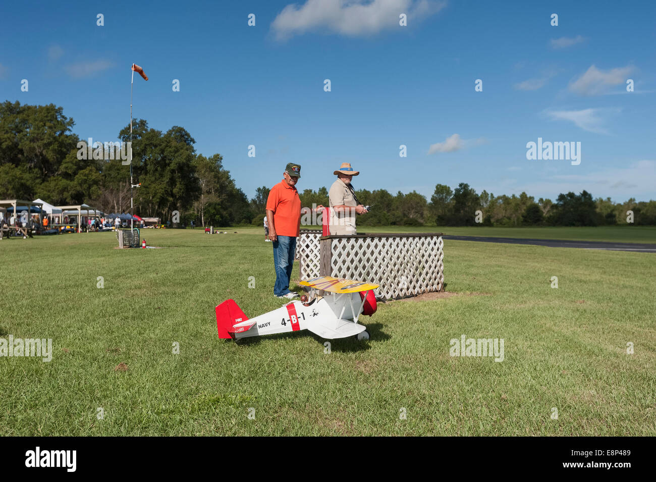 Remote Controlled Plane Flying Club Stock Photo Alamy