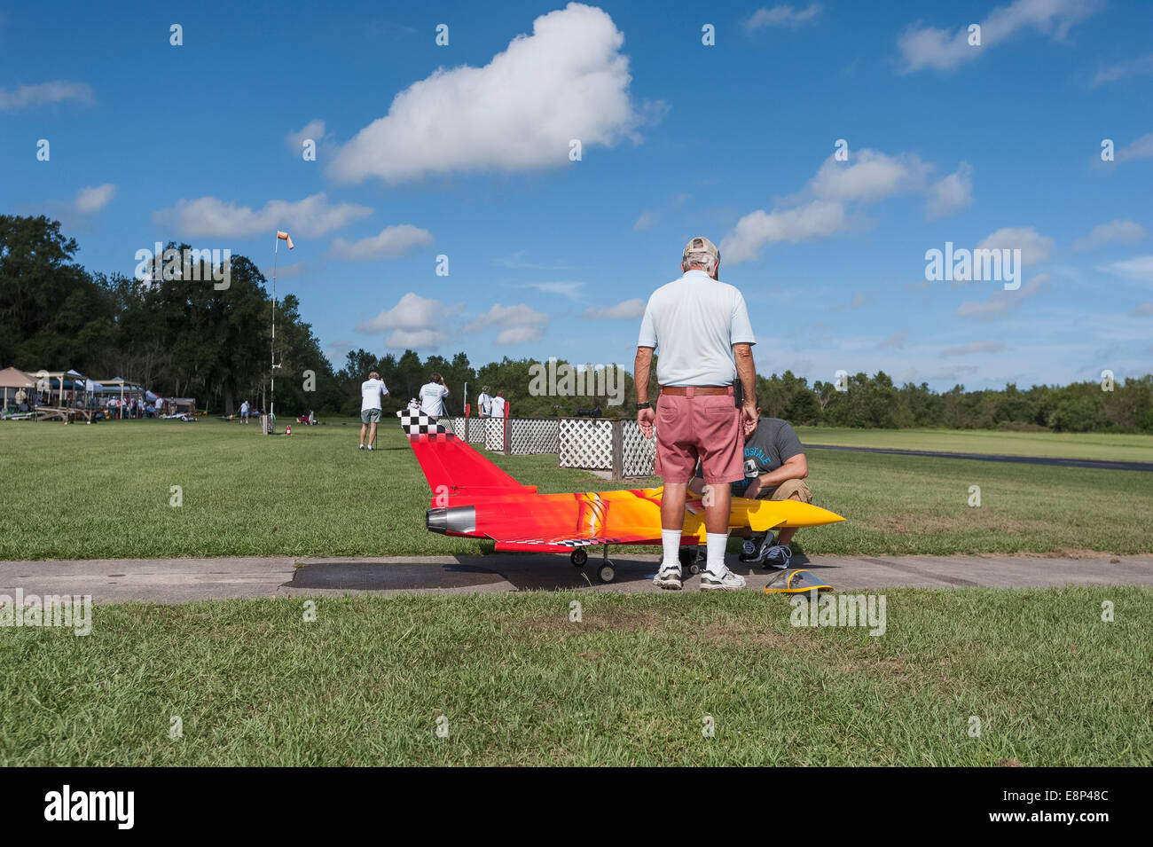 Remote Controlled Plane Flying Club Stock Photo Alamy