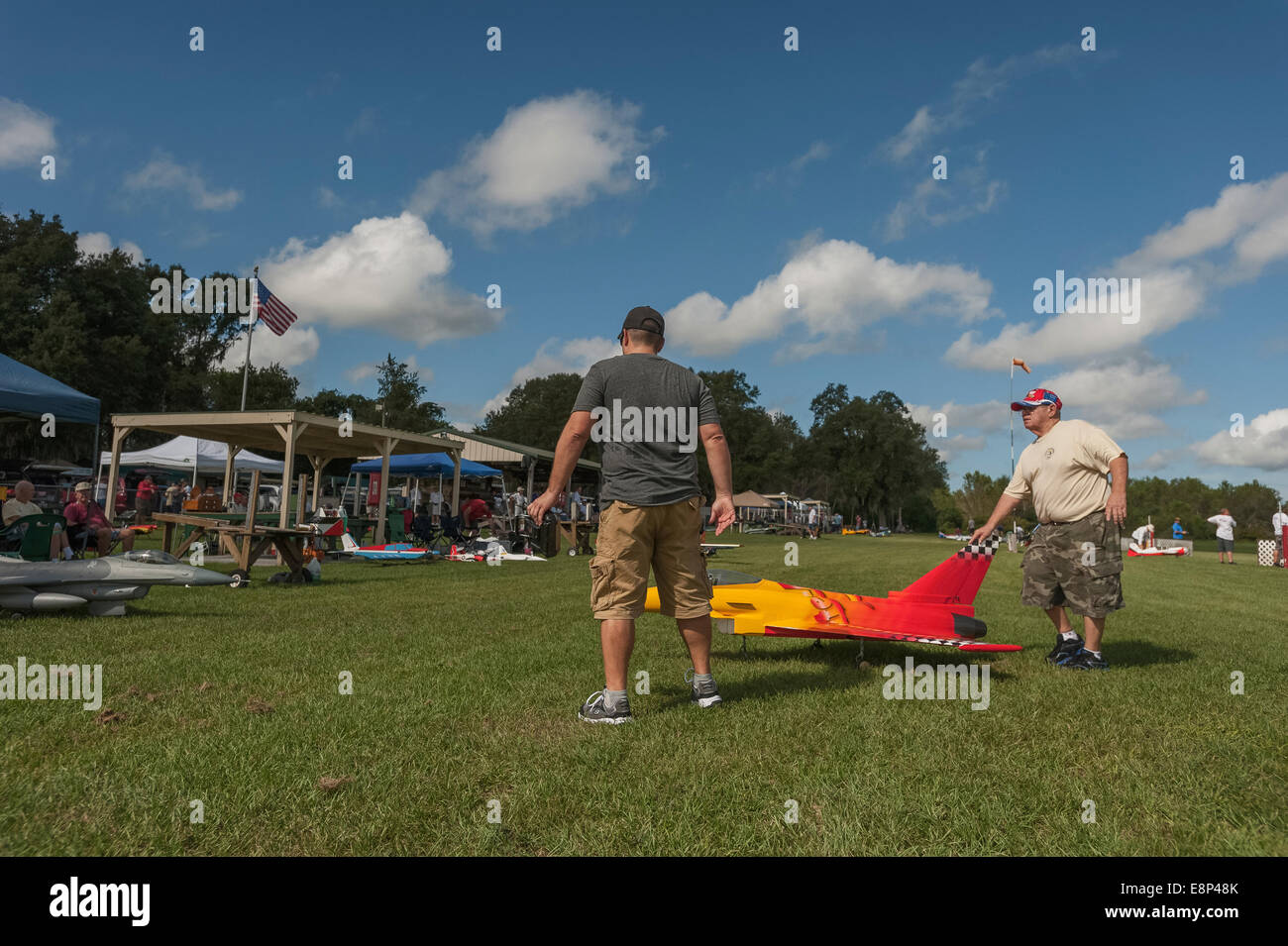 Remote Controlled Plane Flying Club Stock Photo Alamy